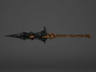 Spear - Line Breaker Low-poly 3D model