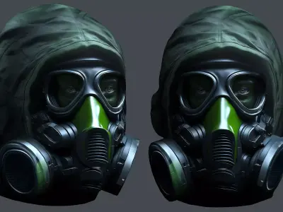 Helmet 3d model military combat Military Low-poly Low-poly 3D model 13
