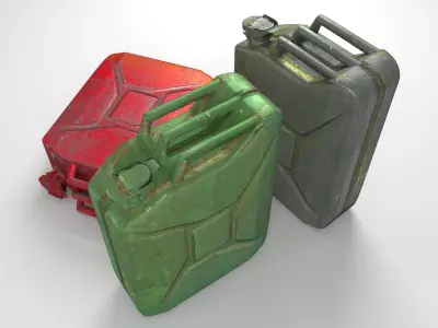Jerry Can Old 3D model