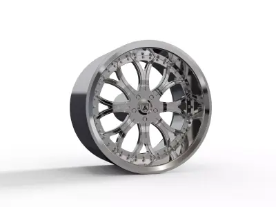 ASANTI AF154 WHEEL 3D MODEL 3D model
