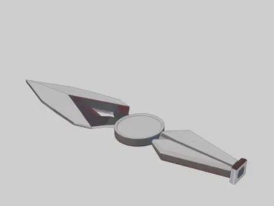 Futuristic Jett Knife Free low-poly 3D model