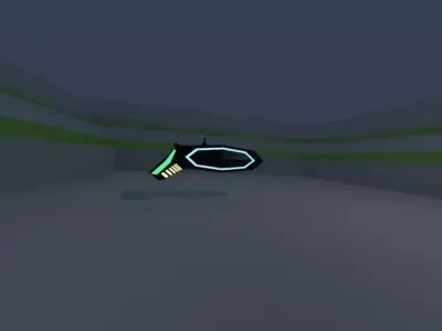 Plasma gun Free low-poly 3D model