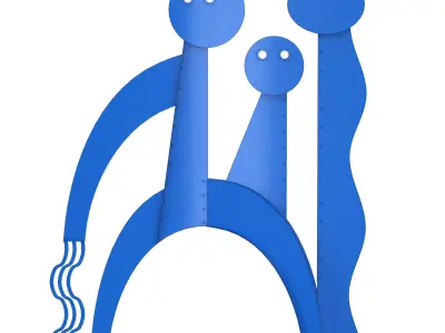 Toronto Metall Sculpture 3D model