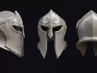 Iron Helmet 6 HP 3D print model