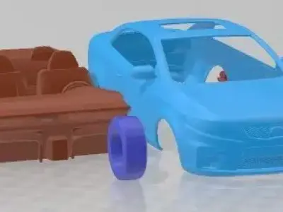 Kia Forte Cerato Koup 2010 Printable Car 3D print model