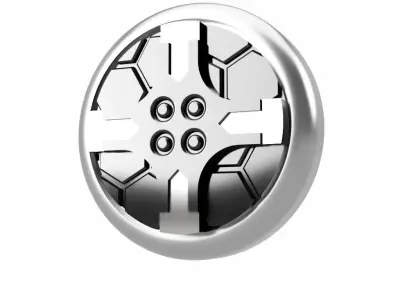 SciFi bases 3D model