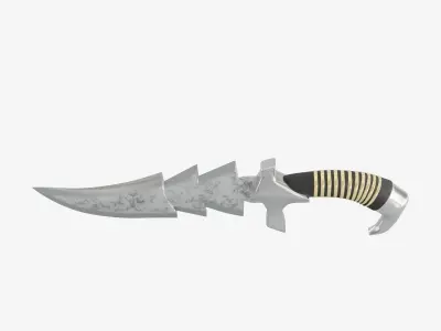 Stylized Medieval Sword Low-poly 3D model