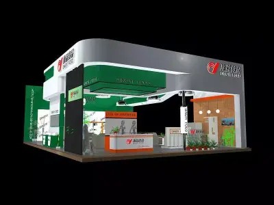 Exhibition - Area - 7X10-3DMAX2009-041 3D model