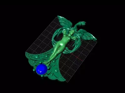 swan pendant 3D model