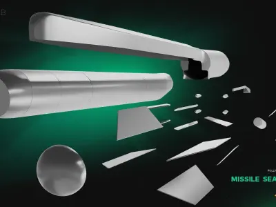 Missile Sea Venom  3D model