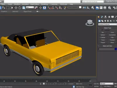 Car 3D Free low-poly 3D model