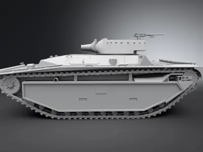 LVT A 5 Scale model 3D print model