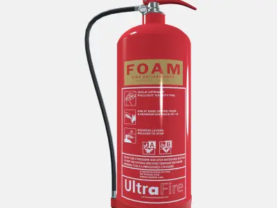 Foam Fire Extinguisher 3D model