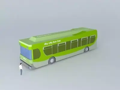 kaz bus sultan Free 3D model