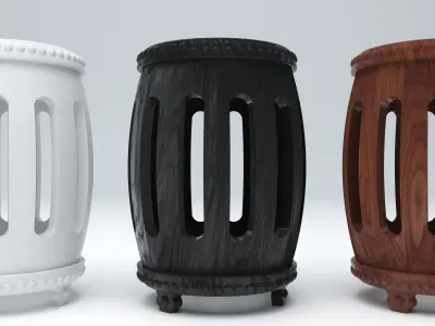 DRUM STOOL  3D model