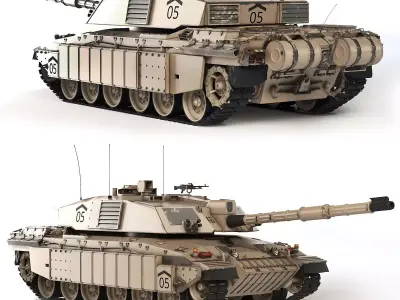 Tank Collection Low-poly 3D model