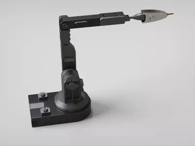 Robotic arm Mechanical  industrial bionic  3D model