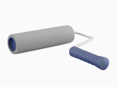 Paint Roller 04  Low-poly 3D model