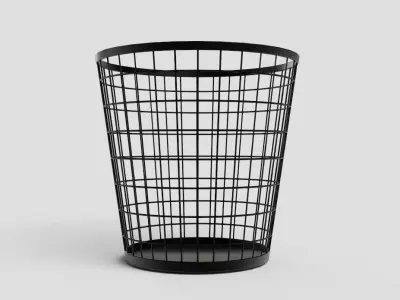 Trash Bin Free low-poly 3D model buy