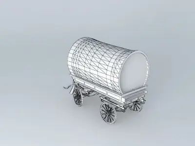Romany Caravan BowTop Style Free 3D model