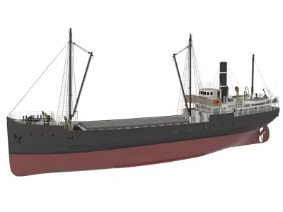 Steam Ship Collection 3D model