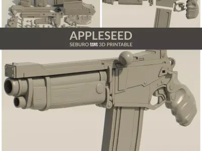 Appleseed Seburo Gong 3D Printable  Free 3D model