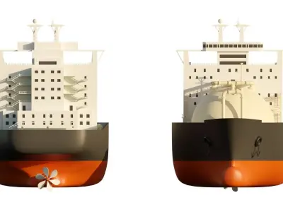 LNG Ship 3D model