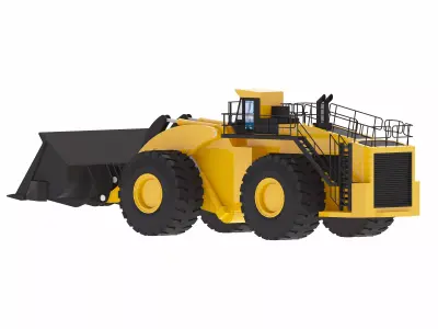 Loader Mining L2530 Low-poly 3D model