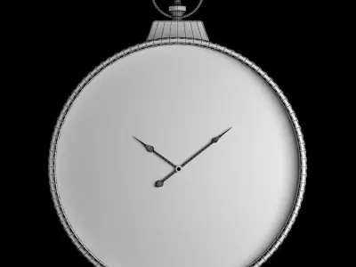 Vintage Clock 3D model purchase