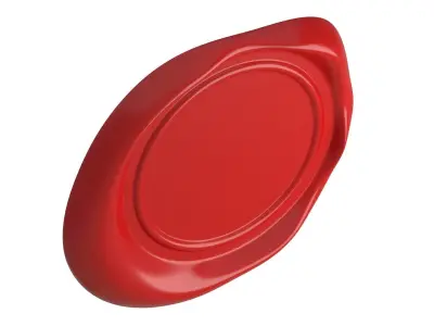 Wax seal 3D model
