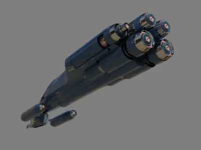 Starship TAS-1 3D model
