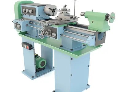 Turning machine TV-4 3D model