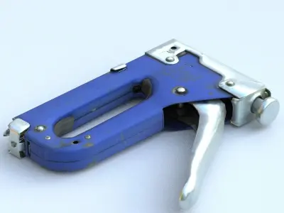 Stapler Low Poly Low-poly 3D model