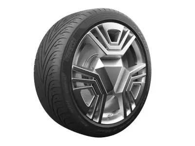 Realistic Tire 17 3D model