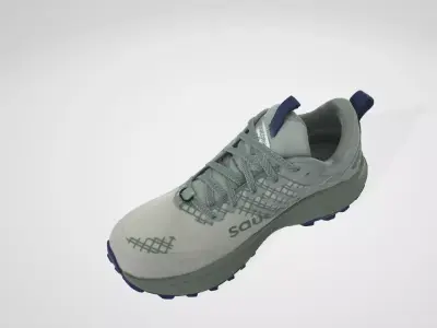 Womens Ride TR2 GTX  Quartz Low-poly 3D model