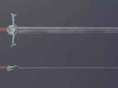 Old sword 3 Free 3D model