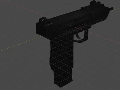 ametralladora gun 3D model