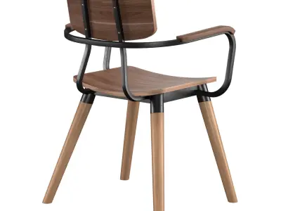 NORFOLK CAFE ARMCHAIR 3D model