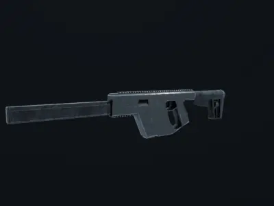 KRISS VECTOR Free low-poly 3D model