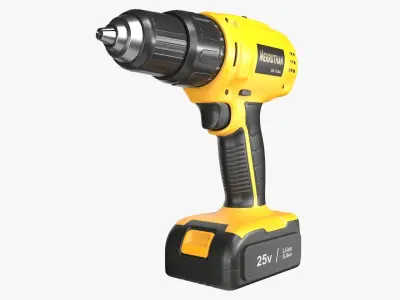 Cordless Drill 01 Concept  3D model