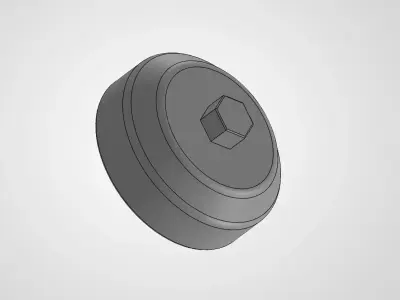 Oil Filter Removal Tool 65mm HF204 3D model