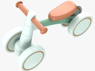 Baby Balance Bike 3D model purchase