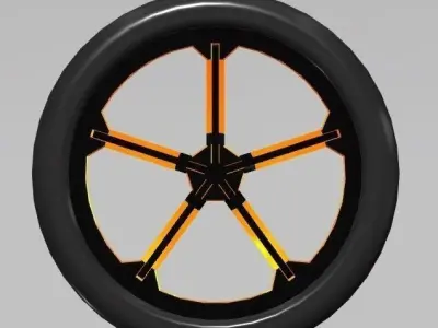 Alloy Wheel Concept Free 3D model