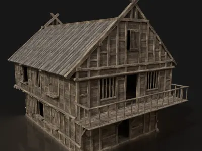  AAA MEDIEVAL SETTLEMENT VIKING HOUSES BUILDER PACK COLLECTION 