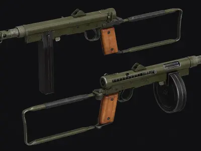 Carl Gustaf M45 Low-poly 3D model