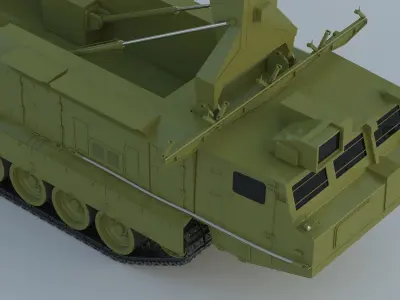 S-300VM Missile System SA-23 Gladiator Giant 3D model