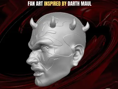Jedi Killer Head for action figures 3D print model