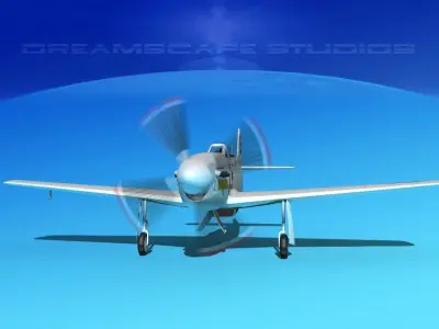 P-51 Mustang Sport BARDAHL 3D model