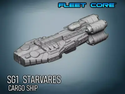 FLEET CORE - SG1 STARVARES CARGO CRUISER 3D print model