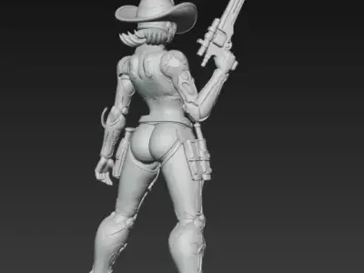 Galaxy Rangers Cowgirl Free 3D print model